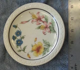 Southern Pacific Lines Railroad China Prairie Mountain Wild Flowers 5 1/2 Plate