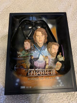 Star Wars Episode III : Revenge Of The Sith 3D Movie Poster Sculpture Style. 4