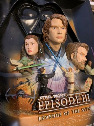 Star Wars Episode III : Revenge Of The Sith 3D Movie Poster Sculpture Style. 7