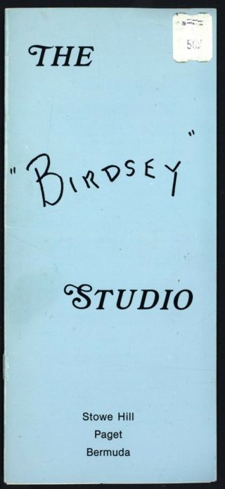 The Alfred Birdsey Studio - Brochure & Order Form - Circa 1970 Bermuda