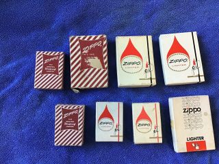 Vintage Zippo Lighter Empty Boxes.