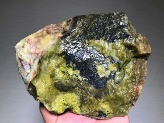 Solid Green Dendritic Agatized Opal Rough - 8.  5 Lbs From - Africa