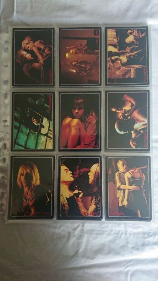 The Crow City Of Angels Trading Cards - Bad Bird Productions - 1996 - Full Set