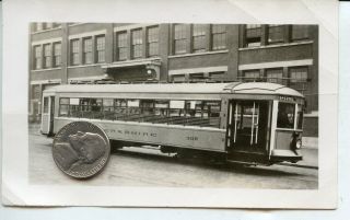 Early Electric Street Trolley Car Photo,  Pittsfield,  Ma,  " Berkshire 302 " Special