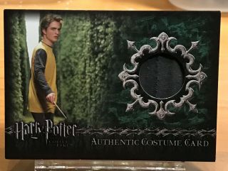 Harry Potter Goblet Of Fire Costume Card C12 43 Cedric Diggory Artbox