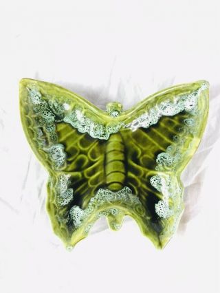 Large Mid Century Modern Butterfly Ashtray Marcia Of Calif Usa Cb - 1 Candy Dish