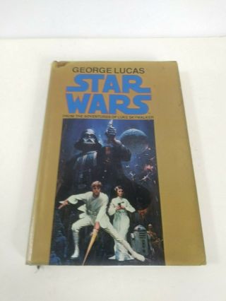 Rare 1977 Star Wars From Adventures Of Luke Skywalker Hardcover 1st Edition Book