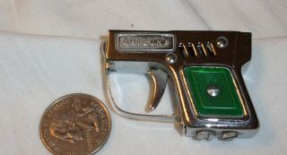 Vintage Japan Pistol Gun Cigarette Lighter " Arizona "