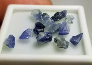 Rare benitoite crystals from the gem mine in California (BHW 29) 2