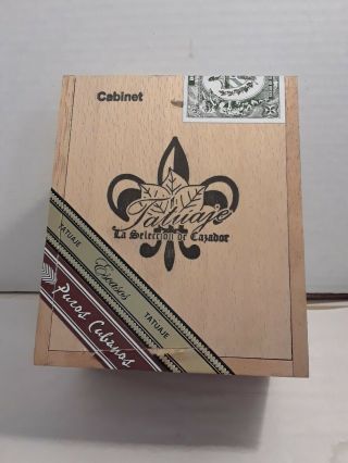Tatuaje Regios Puros Cubanos Wood Cigar Box Slide Top Escasos N No Cigars
