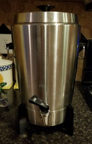 Vintage Electric West Bend 12 - 30 Cup Coffee Maker Percolator Model 17210