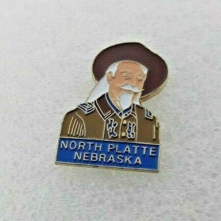 North Platte Nebraska Souvenir Lapel Hat Pin - Buffalo Bill
