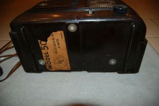 Vintage 1946 Emerson Model 507 AM Tabletop Tube Radio - - 8