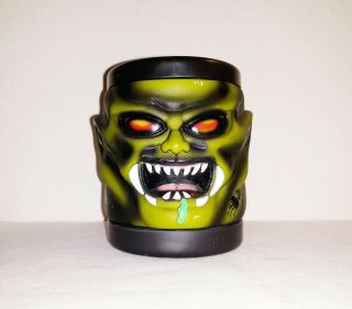 Vintage Rare Goosebumps " The Haunted Mask " Cup Mug Monster Head / Halloween Toys
