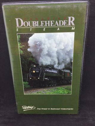 Canadian Doubleheader Steam Pentrex Vhs Cn Bcr 2860 6060 3716