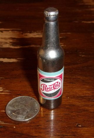 Vintage Pepsi - Cola Figural Pocket Lighter Advertising -