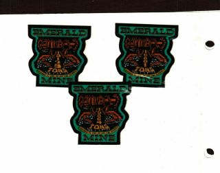Set Of 3 Emerald Coal Co.  Coal Mining Stickers 351