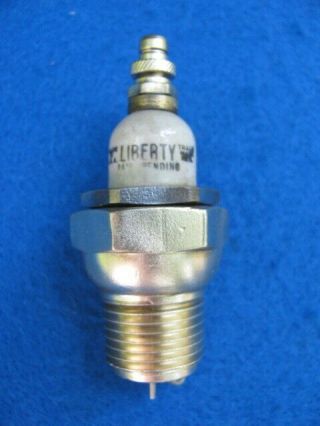 Vintage ½” Pipe,  Brass Liberty Spark Plug
