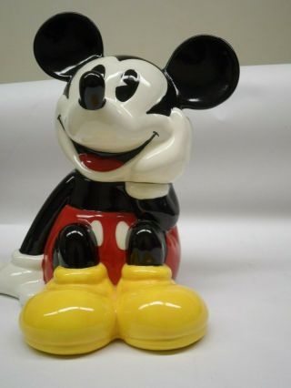 Vintage Mickey Mouse Treasure Craft Cookie Jar