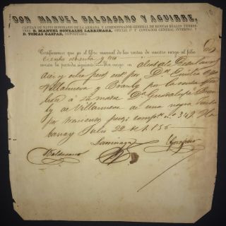 1856 Antilles Spanish Colonial Slavery Slave Negra Justa For 300 Pesos
