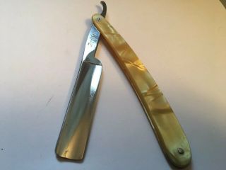 Vintage 11/16” T.  Noonan & Sons Co.  Arabic Razor Shave Ready Made In Germany