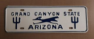 Embossed Arizona Road Runner License Plate Topper Grand Canyon