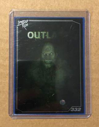 Outlast 332 Limited Run Games Silver Foil Trading Card Rare