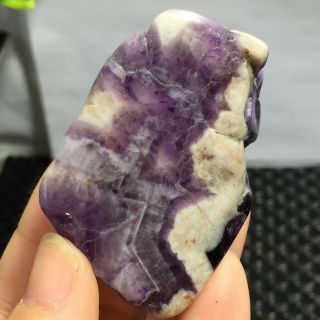 WOW 100 Natural Raw Chevron Amethyst Crystal Rough Chunk Healing Stone 57g 4