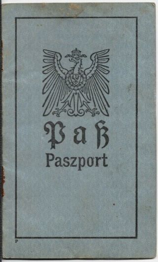 C1910 Passport From Belarus Bak Paszport Grodno,  Belarus