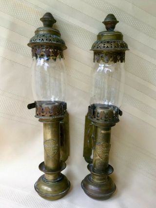 Wells Fargo & Co Express Stagecoach Office Railroad Lantern Lamps,  Complete?,  Nr