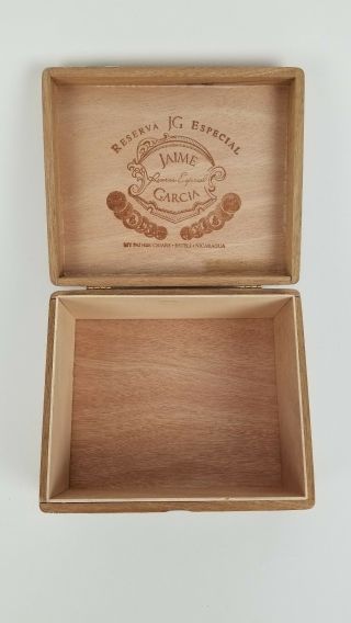 Jaime Garcua Reserva Especial Toro - My Father Cigars Wooden Empty Cigar Box 2