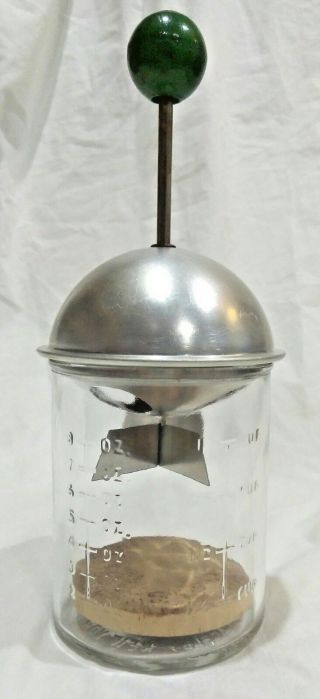 Vintage Dispensers Inc.  York,  Los Angeles,  Food Hand Chopper Chopping Jar