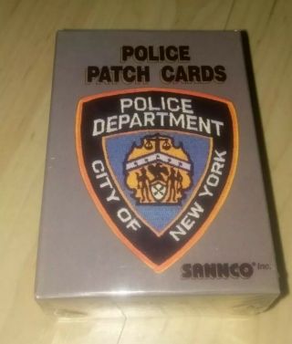 Police Patch Cards Trading Cards Complete Factory Set 1994 Series 2