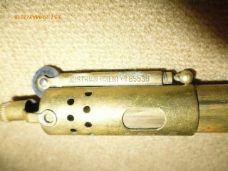 JMCO brass 1912 patent 89538 AUSTRIA TRENCH torch LIGHTER Austrian pipe cigar 4