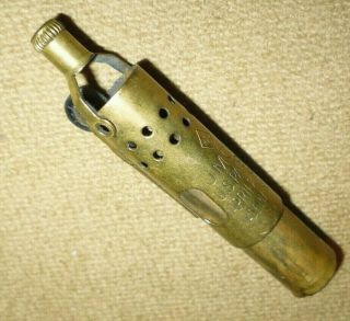 JMCO brass 1912 patent 89538 AUSTRIA TRENCH torch LIGHTER Austrian pipe cigar 6