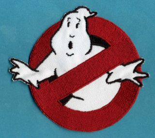 ADULT size Ghostbusters No Ghost 1 & Custom Name Tag Patch Set [male/HOOK back] 3