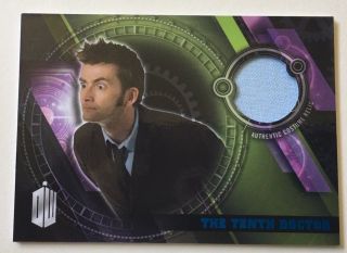 2016 Topps Doctor Who Tenth Doctor Costume Relic 