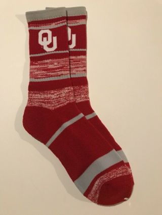 Oklahoma Sooners Adult Socks - 1 Pair - Large (AI) 4