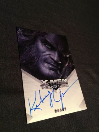 Rittenhouse X - Men The Last Stand Autograph Card Beast Kelsey Grammer