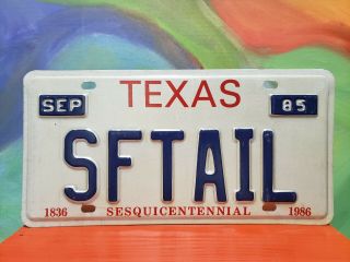 Softail Motorcycle Texas Vanity License Plate Tag Sign Harley Davidson Bike Fxst