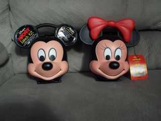 Mickey And Minnie Lunchbox With Thermos And Tags