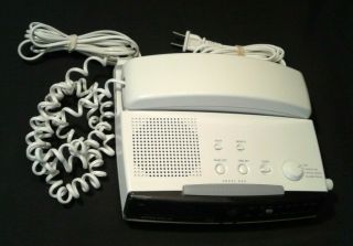 Vintage Ge Model 2 - 9710a Combination Phone Alarm Clock Am/fm Radio Landline