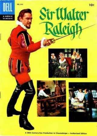 Sir Walter Raleigh 1 In Very Good, .  Dell Comics [ Bq]