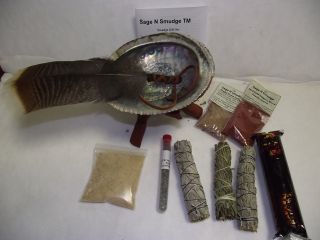 Sage White Smudge Kit Gift Set