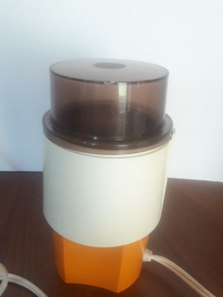Vintage Moulinex Varco Coffee Grinder Made In France Orange Type 228