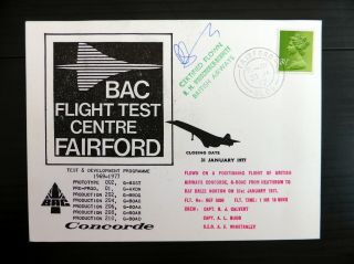 Gb 1977 Concorde Bac Flight Test Centre Bp44
