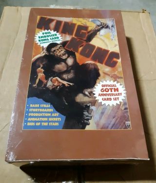 King Kong 60th Anniversary Box Trading Cards Wax Packs