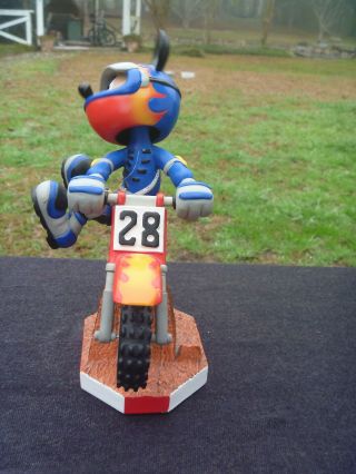 Walt Disney World Mickey Mouse Bobblehead Dirt Bike Motocross Motorcycle Figure 3