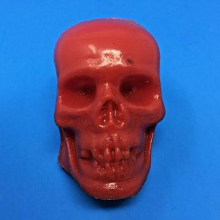 Mold A Rama Skull Miami Seaquarium In Red (m5)