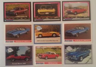 1991 12th National Sports Collectors Convention Classic Car Promo Set (rc - 109)